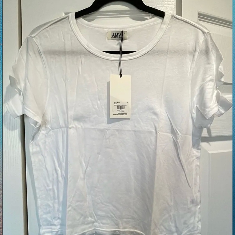 AMVi deconstructed Women's White T-Shirt